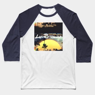 LoFi Retrowave Now vaporwave design Baseball T-Shirt